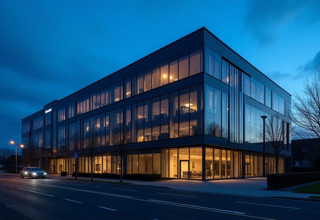 [[COMPANY_NAME]] headquarters and team in Genas industrial zone